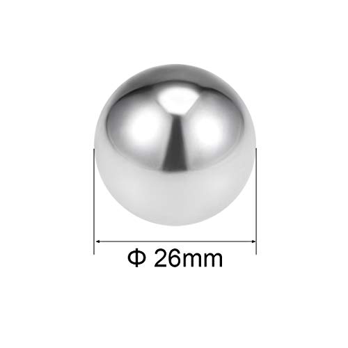 Uxcell 26mm ležajne lopte 304 nehrđajućeg čelika G100 precizne loptice