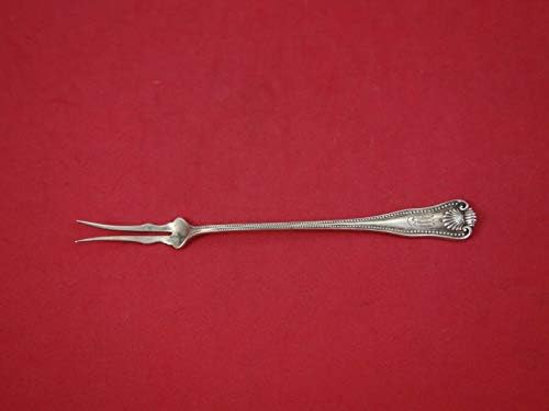 Newport Shell Frank Smith Sterling Silver Butter Pick 2-Tine 5 3/4 Original