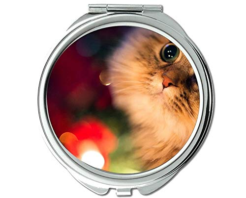 Ogledalo, kompaktno ogledalo,slatko fantasy smiješno ogledalo za mačke za muškarce/žene, 1