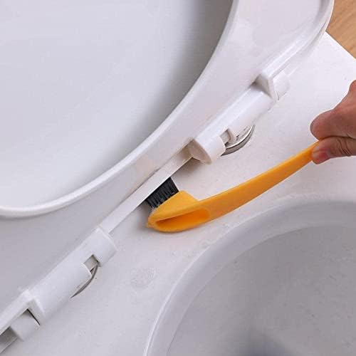 Čista toaletska četka plastična dugačka ručka dvostrana ploča za čišćenje toaleta za čišćenje kose meki alati F6V7 zakrivljene četke