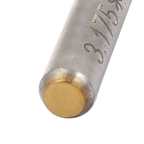 Aexit 3.175mm Tip osigurača Spiralni karbidni mikro bušilice za obložene kamenke za rezanje gravirajući