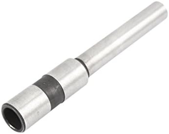 Aexit 7,5 mm bušilice za uvijanje Dia Mašina za bušenje sa ravnim drškom šuplja bušilica za papir srebrni ton ekstra duge burgije 70 mm dugačke