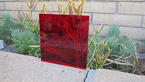 1/4 tamnocrvena prozirna akrilna ploča od pleksiglasa 20 x12 debela Nominalna veličina AZM