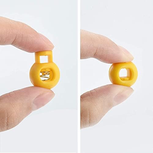 50pcs Jednostruki otvor za čep za jednu rupu opruge opružene brave Push gumb, višebojna plastična