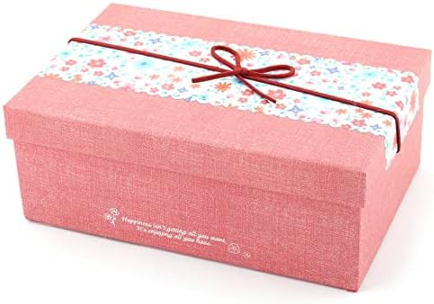 Ruilogod cvjetni uzorak kartonski rođendanski božićni poklon poklon kutija za slatkiše 3 u 1 (id: