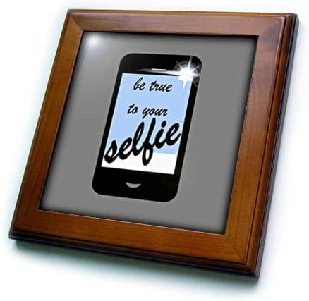 3dRose budite vjerni vašim aplikacijama za fotografije za pametne telefone-uokvirene pločice