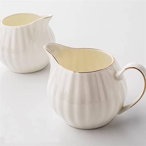 Stakleni čajnik za umak bijeli keramički vrč i čajnik pribor za pripremu kafe posuđe za popodnevni