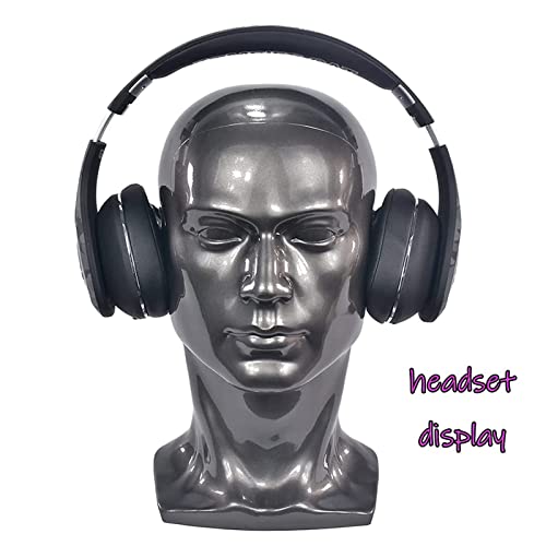 BLTYXT PVC mužjak Manequin Head Professional Manikin Glava za trening za prikaz Game za slušalice Konzole