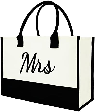 Syiomlis torba za vezenje mladenke za vjenčanje, svadbena tuš zabava, mladenka pokloni za zaruke torba za plažu za medeni mjesec