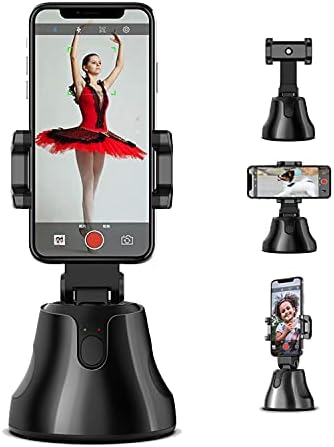 Smart Portable Selfie Stick,360°Rotation Auto Face Object Tracking Kamera držač Stativa Smart Shooting mobilni telefon nosač kamere, Vlog snimanje pametnih telefona Nosač nosača za sve telefone