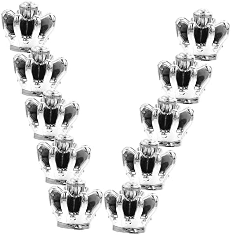 HOMOYOYO ogrlica privjesak 10pcs zlatna ogrlica s zlatnim ogrlicama mini ukrasi pozlaćene naušnice Nakit izrada privjeske Navelike nakita krune krunice Carms PVC ključni dodaci za ključeve