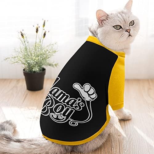 FunnyStar mama dječak print dukserica za kućne ljubimce sa pulovernim puloverom za pse za pse mačka sa dizajnom
