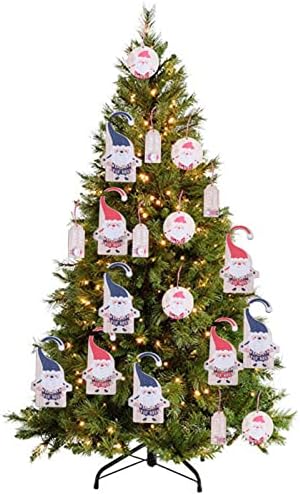 Božićni drveni ukrasi viseći starac snjegović privjesak božićne ukrase drhtavi ukras na vratima na vratima ukras ornament kuka štanda srca