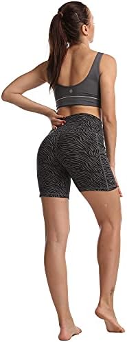 Telamon High Squik Workout Joga Atletska kratke hlače za žene Kompresioniranje biciklista trčanje s dubokim džepovima