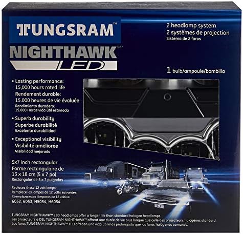 Tungsram rasvjeta Nighthawk LED 5x7 inčna prednja i duga svjetla sa zatvorenim snopom 93112882