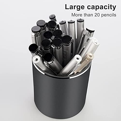 Dofuhem držač za olovku, metalna čaša za olovke, Okrugli aluminijumski stoni organizator i kutija