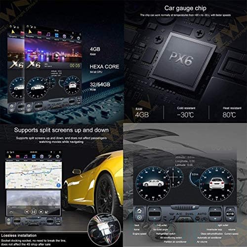 ZWNAV Android 9.0 Tesla Auto Stereo za Toyota Tundra 2007-2013, HD ekran osetljiv na dodir, Auto GPS navigaciona Glavna jedinica, Carplay, Radio, DSP u instrument tabli, HDMI izlaz, podrška Carplay, Android Auto, WiFi, brzo pokretanje