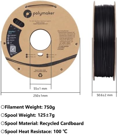 Polymaker TOUSH PC Filament 1,75 mm, bijeli polikarbonatni filament 1,75mm 750g kartonski kaol - Polymax PC