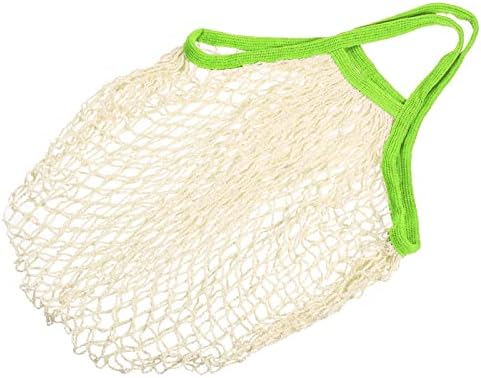 MECCANIXITY pamučna mrežasta torba za višekratnu upotrebu perive mrežaste torbe za namirnice Organizator, za kupovinu voća i povrća