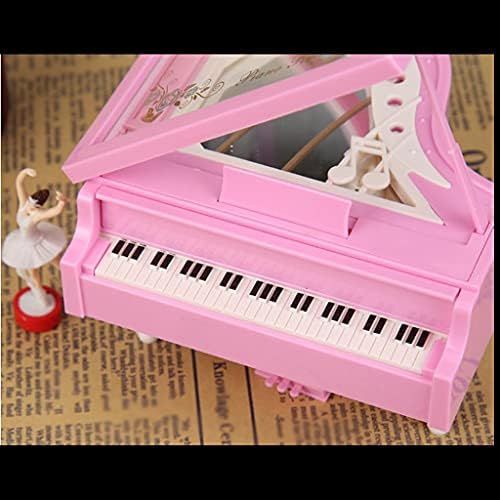 Bbsj Romantični klavir Model Music Box Ballerina Music Boxes Kućni dekoracija Rođendan Vjenčani poklon (boja: onecolor, veličina
