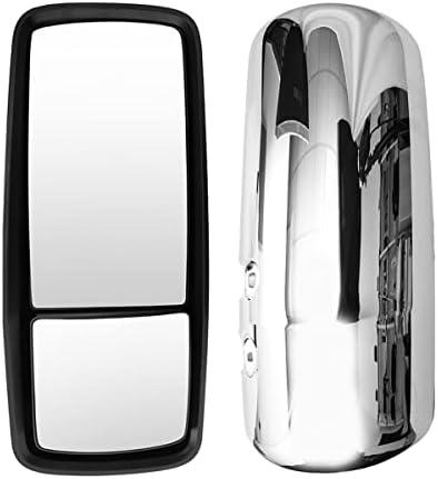 Sepeyor ogledalo za Kenworth T680, bočna vozača motorizirana zagrijana zagrijana hromirana zamjena ogledala za Kenworth T680, lijevo