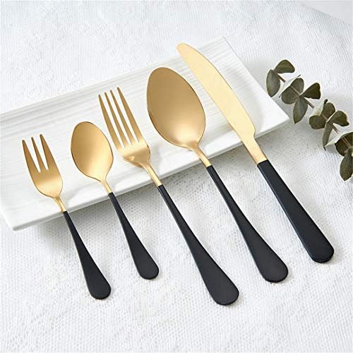 Kuhinjski pribor zlatni Set 30kom Pink Gold viljuške noževi kašike Set Set viljuška za jelo od nerđajućeg