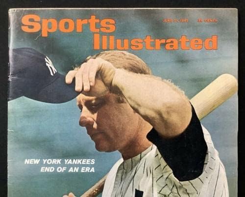 Mickey Mantle potpisao Sports Illustrated 6 / 21 / 65 NY Yankees WSC HOF Autograph JSA - MLB Magazines
