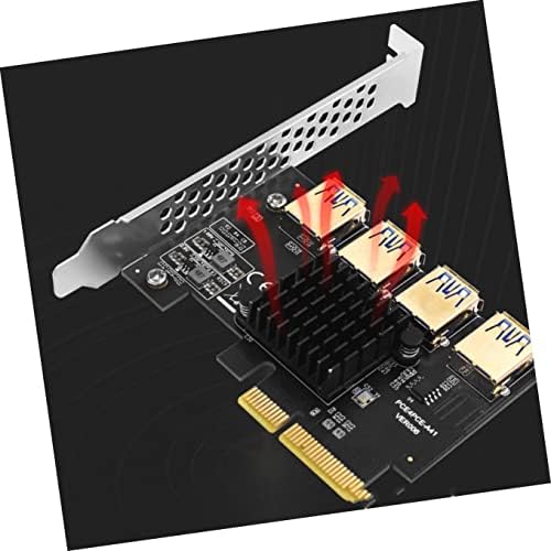 SOLUSTERTE računarski adapter PCIe Converter Proširenje na I-E multiplikator Riser -Port tj. Rudarstvo USB ekstender adapter USB USB adapter USB adapter USB adapter
