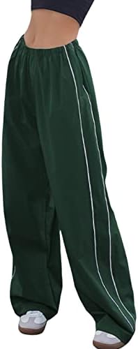 Himosyber ženske pantalone pantalone vrećice elasitc struk opuštene Y2K track pant