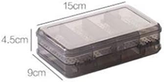 Xjjzs dvoslojna plastična kutija za nakit kutija za odlaganje kutija za odlaganje kutije za odlaganje kutije