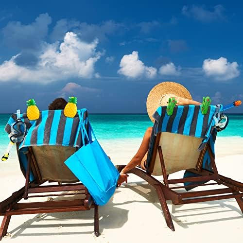 8 komada obujmice za peškire na plaži kopče za stolice na plaži Jumbo za ležaljke za bazen, linije za krstarenje