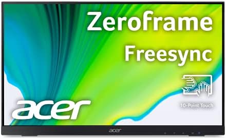 Acer UT222Q bmip 21.5 Full HD Monitor osetljiv na dodir sa 10 tačaka sa AMD FreeSync tehnologijom