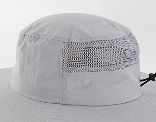 Početna preferirajte UPF50+ muški šešir za sunčanje široki šešir za pecanje prozračni mrežasti šešir