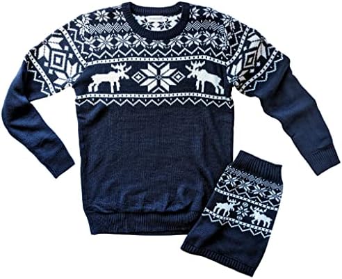 FAMJAMJAMS koji odgovaraju džemperima za kućne ljubimce i vlasnika - akrilni kućni ljubimac za odmor Božićni