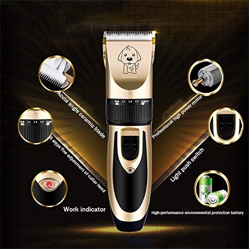 XFXDBT Električne šiške za kosu Profesionalna kosa Trimer Precision Grooming Kit Niski šum bežični trimer