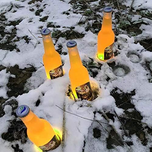 12pcs LED coster, LED naljepnice, LED svjetla za boce Držač čaša za bocu za vino, boca za flaše za šampanjce, zabava, bar, hladna bijela