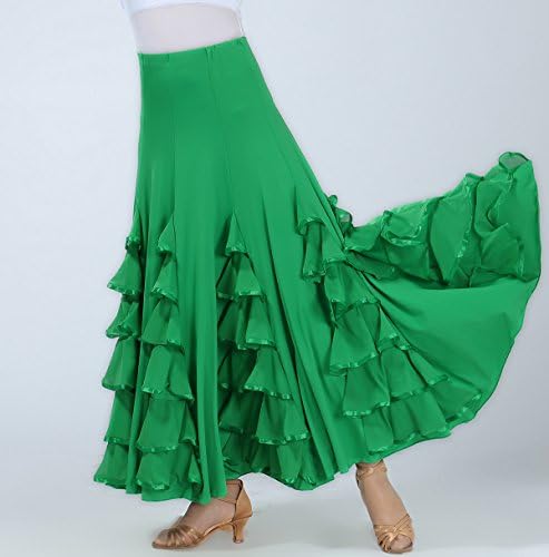Whitewed Long Modern Flamenco valcer Standardna igra za ples za ples za prodaju