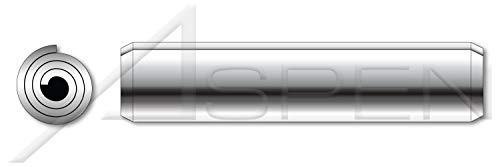 M1. 5 X 10mm, ISO 8750, Metrički, namotane opružne igle, AISI 301 Nerđajući čelik