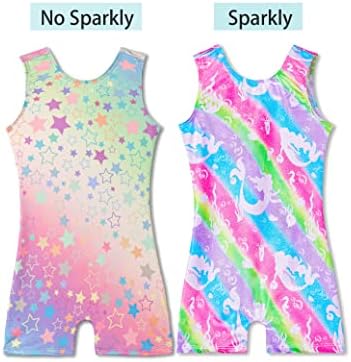 Paket Rainbow Star gimnastika triko za djevojčice mala djeca Mermaid Gym Biketard veličina 6-7 godina