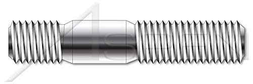 M8-1,25 x 50mm, DIN 938, metrički, klinovi, dvostruki završni, vijak 1,0 x promjer, A4 nehrđajući čelik