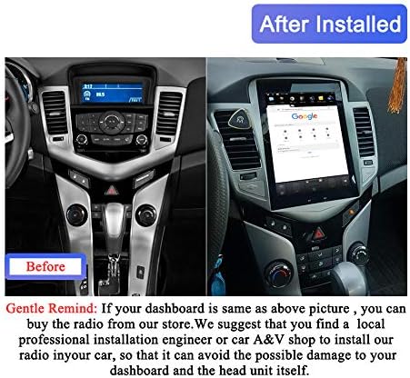 Flyunice 10,4 inčni IPS vertikalni ekran Tesla Style Android 7,1 TOOOOOOON CAR Car Stereo Radio GPS navigacija za Chevrolet Cruze 2009-2014 HEADUNIT Multimedijalni Bluetooth WiFi 4G