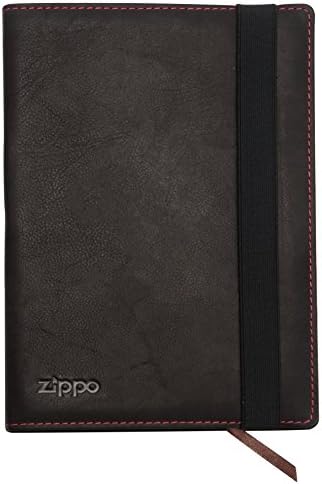 Zippo koža, a5 Notebook poklopac za olovke, 22 cm, mocha