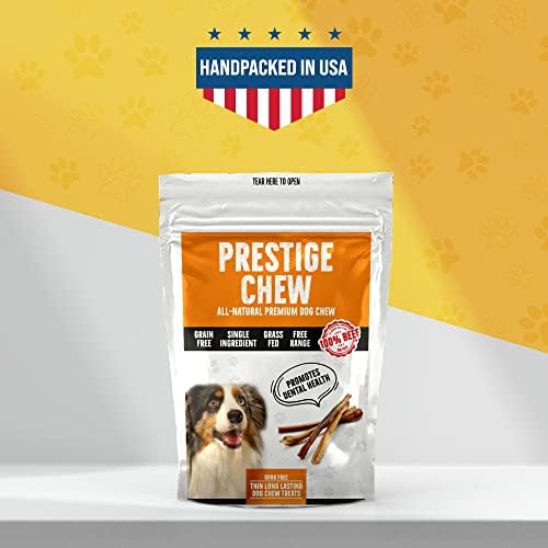 Prestige Chew 12 pakovanje 6 inča Bully Sticks-prirodni goveđi štapić za pse, dugotrajne ukusne