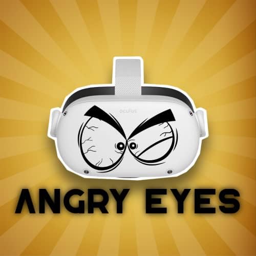 Ljute oči - Oculus Quest 2 - naljepnice - crno