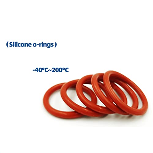 Forestgift 30 kom Silikonski O-prstenovi zaptivni prstenovi zaptivni Grommets zaptivna Zaptivka 8.9 mm od