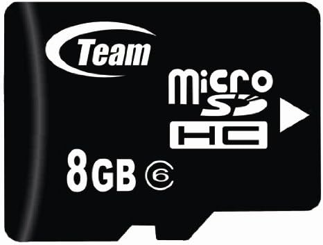 8GB Turbo klase 6 MicroSDHC memorijska kartica. Velike brzine za Motorola debi I856 i 856 Devour dolazi
