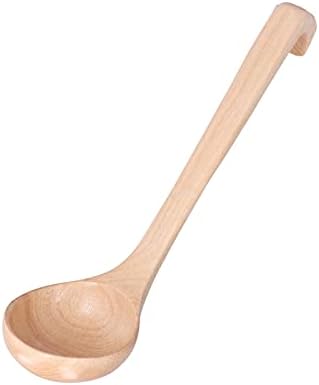 Drvena kašika,teška drvena kašika sa kukom kašika za supu uljna kašika za kuvanje Set merna kašika za kutlaču