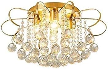 Zhyh Crystal Stropna svjetla Vintage Dnevna soba LED stropna svjetiljka Flash Montirano svjetlo
