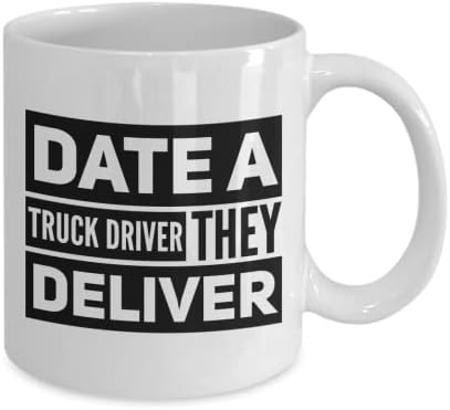 Šolja za kafu vozača kamiona, šolja za kamion, šolja za smešne kamiondžije, poklon za kamion, za muža, dečka,