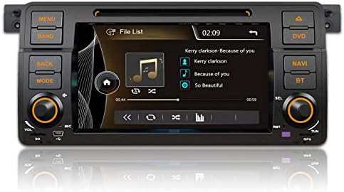 NVGOTEV Car Stereo DVD player Navigacija Odgovara BMW E46 Radio 3 serija 1999-2004 Auto audio, GPS, Bluetooth multimedija, ogledala, kontrola volana